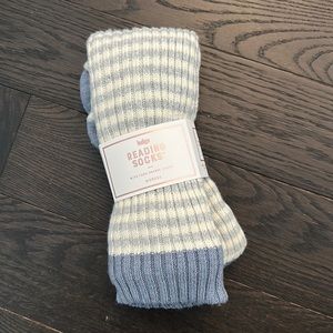 Cozy reading socks